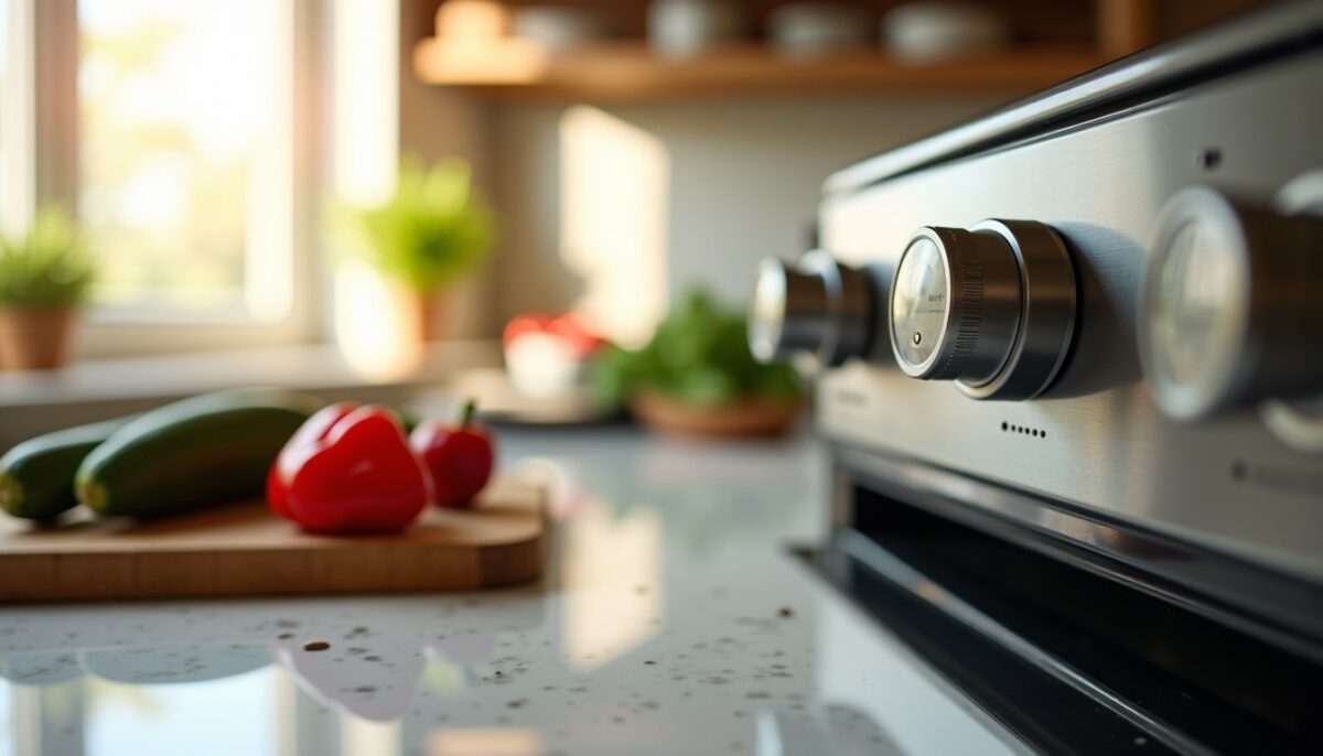 Thermostat 7 en cuisine : quelle température réelle se cache derrière ce réglage ?