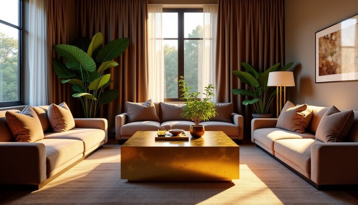 L’effet du laiton patiné : métamorphoser l’atmosphère de votre intérieur