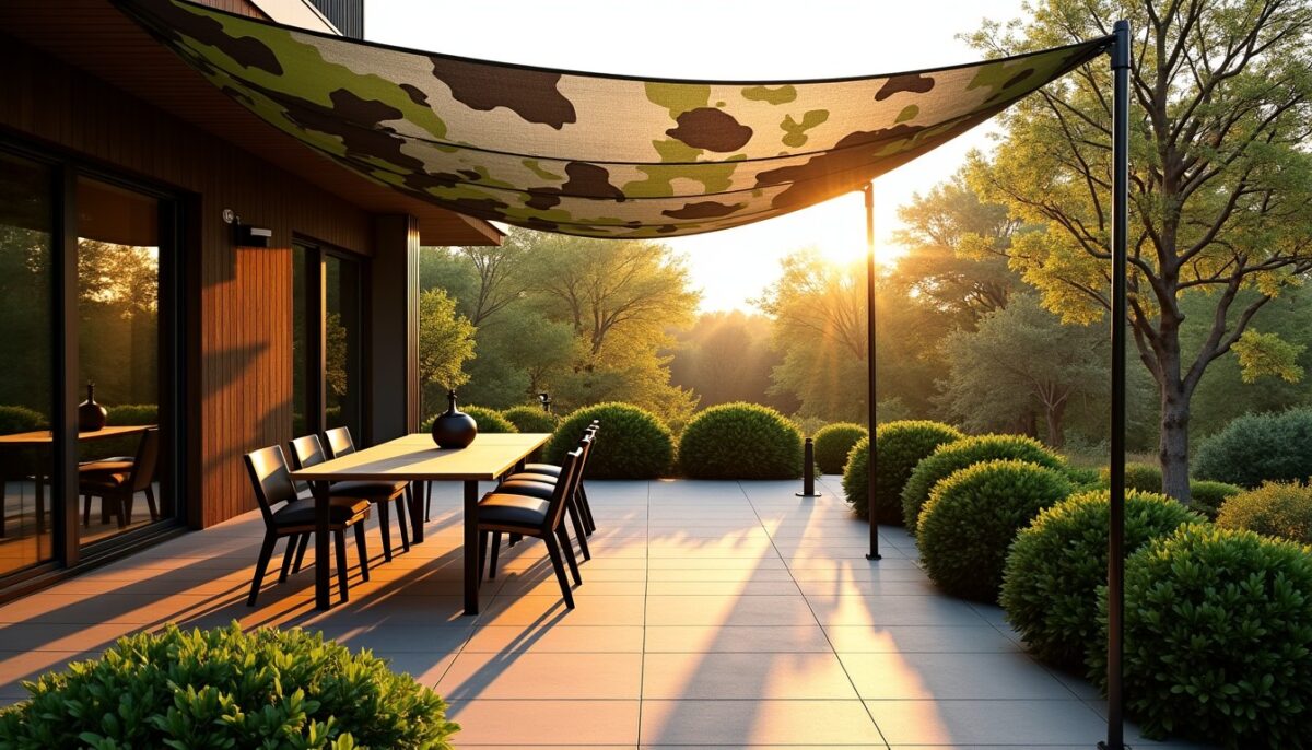 Comment sélectionner un filet de camouflage pour ombrager votre terrasse avec élégance ?