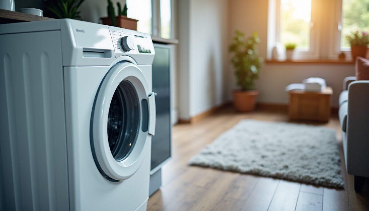 Est-il sans danger d'installer une machine à laver en position couchée ?