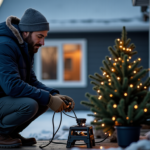 Préparer sa décoration extérieure de Noël : IP44, fixations et raccordements